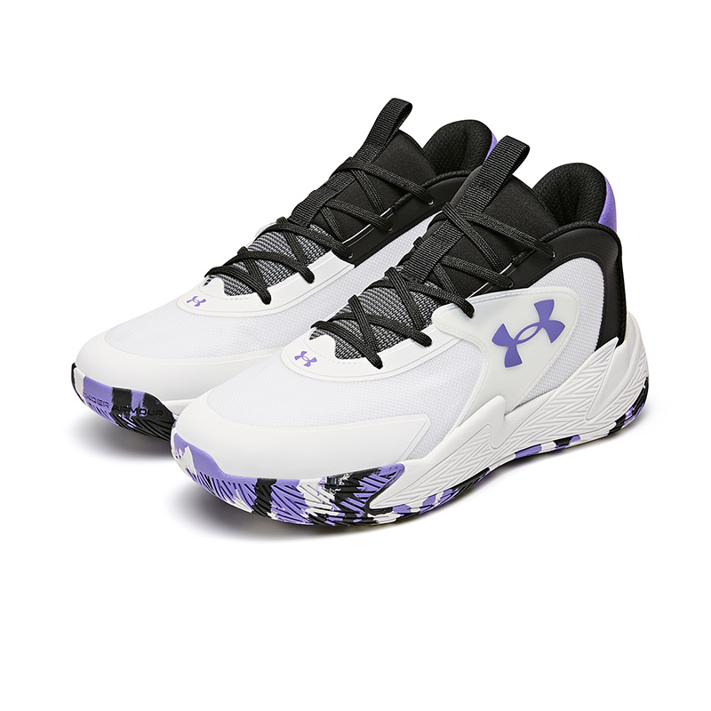Under Armour/安德玛男女童运动舒适透气防滑网面轻便篮球鞋1504