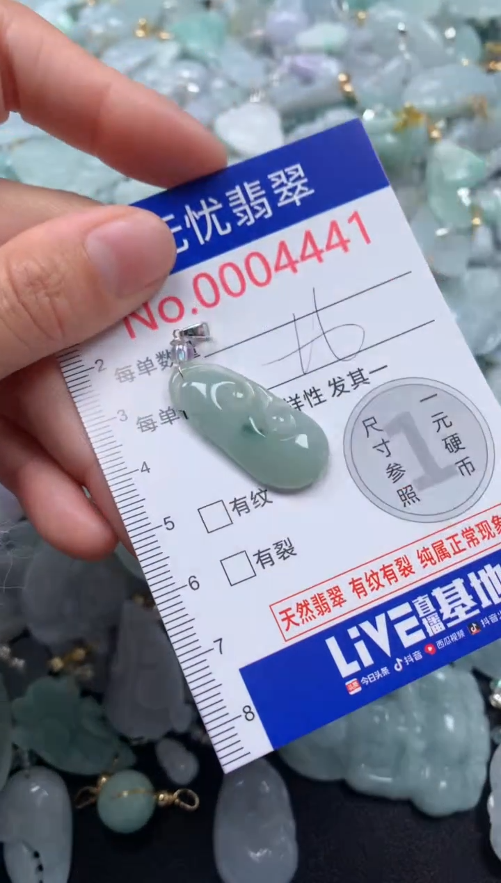 颈饰未镶嵌翡翠4441