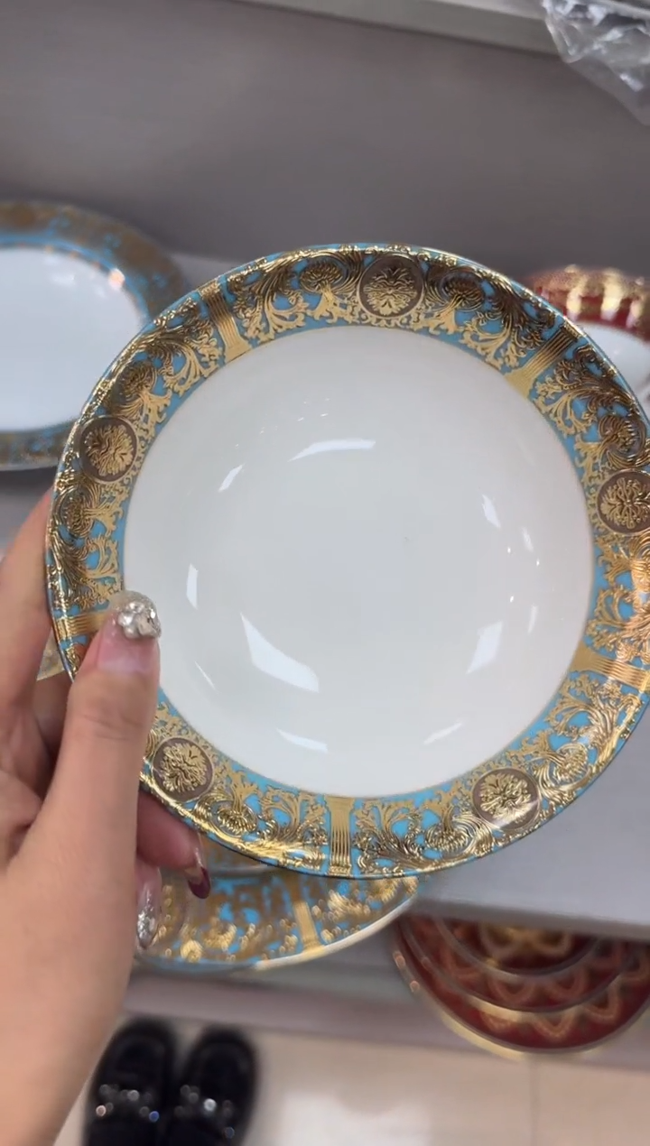 【闪购商品】瓷片6寸水果碗2个  福利价  福利价