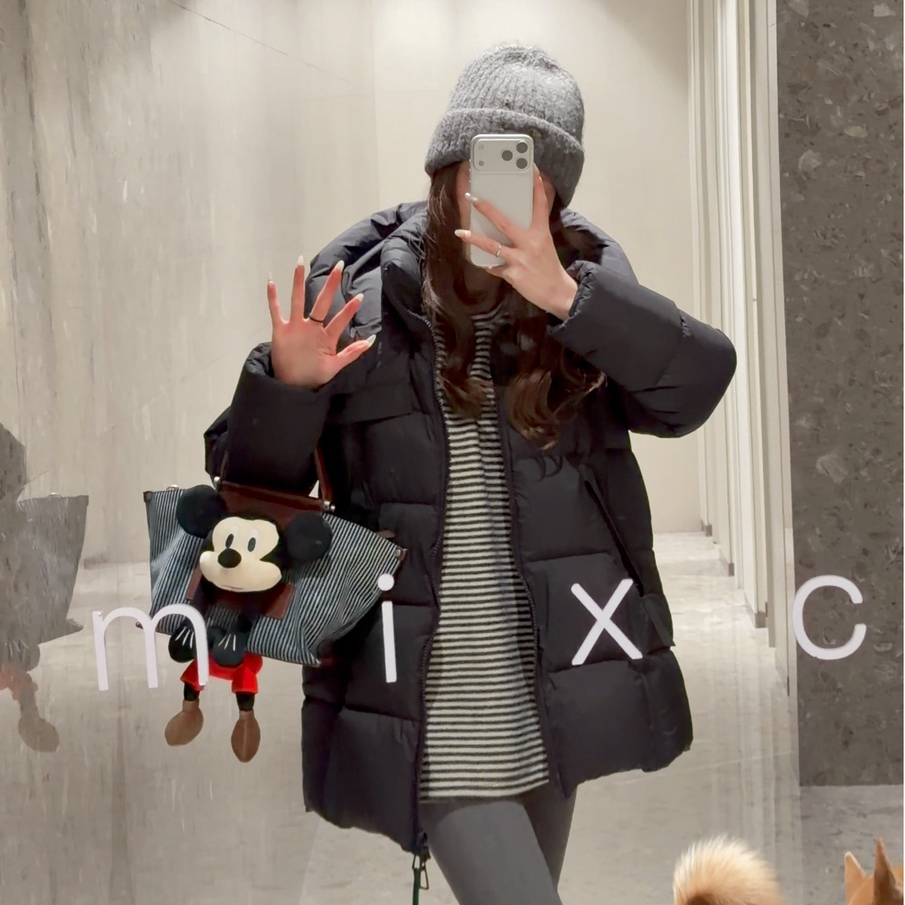 【冬日神器】抗寒保暖加厚2.0升级云朵泡芙连帽宽松茧型中款鹅绒服