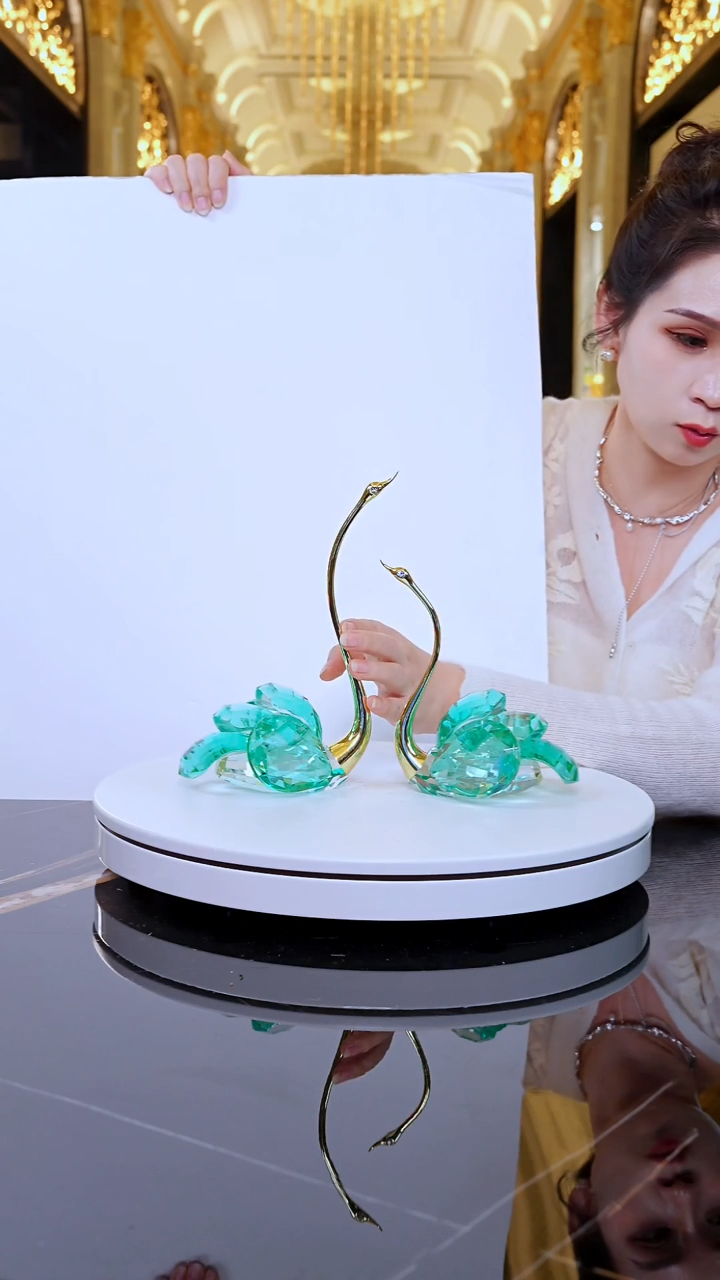 摆件YB00697天鹅摆件一组