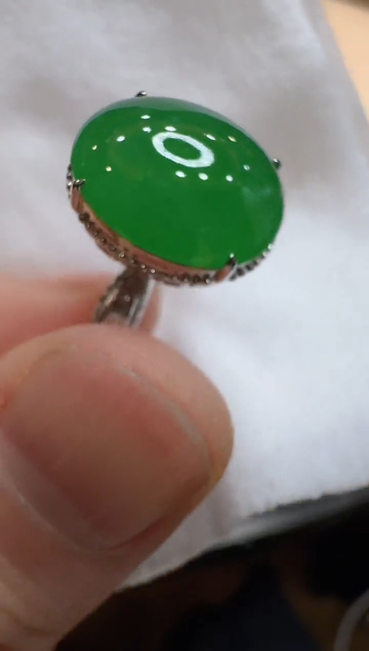 【闪购商品】翡翠戒指18K金镶嵌多样性团购发一件