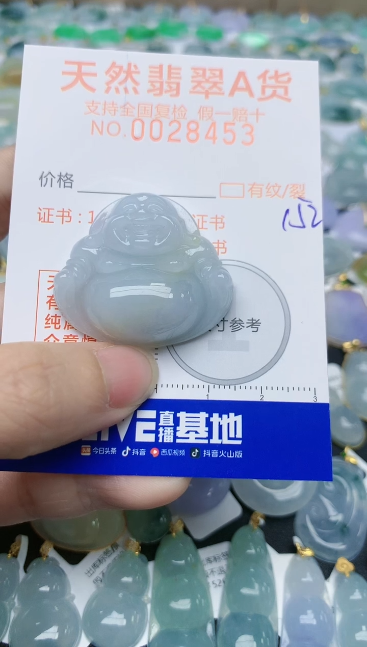 【闪购商品】翡翠颈饰未镶嵌天然翡翠A货    