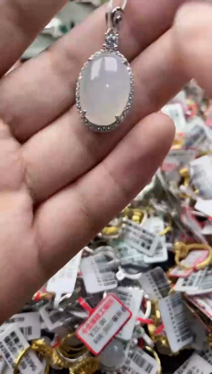 【闪购商品】翡翠戒指银S925镶嵌333333---4