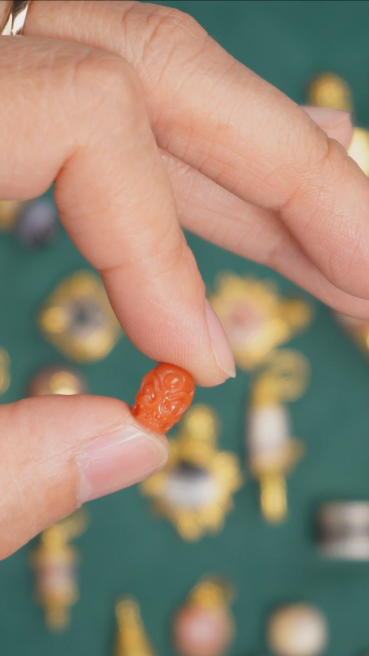 未镶嵌配珠南红玛瑙南红尸陀林单珠