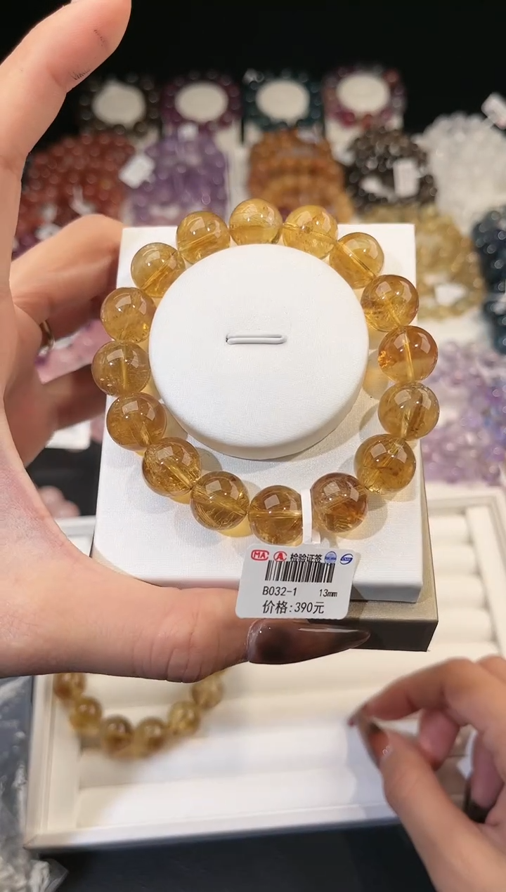 【闪购商品】水晶手链未镶嵌多样性发一黄阿赛