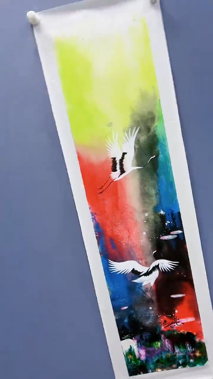 【闪购商品】绘画赵燮绘画2.2平尺仙鹤