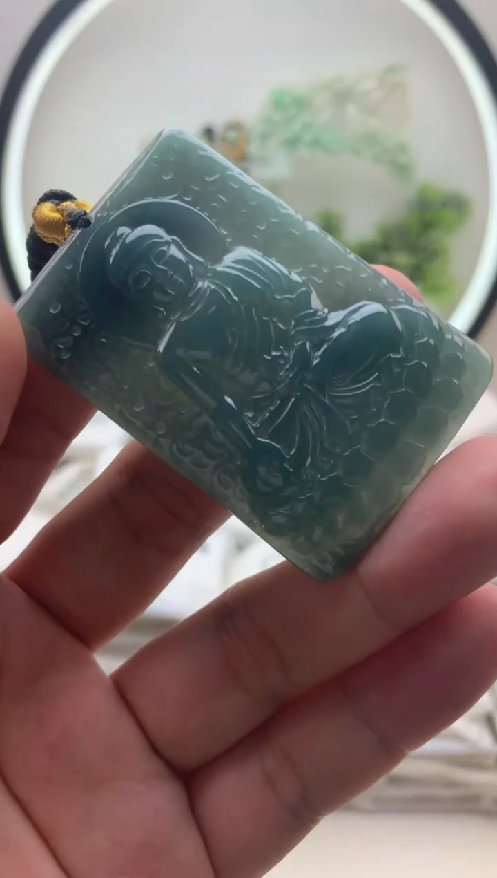 颈饰未镶嵌翡翠阿弥陀佛