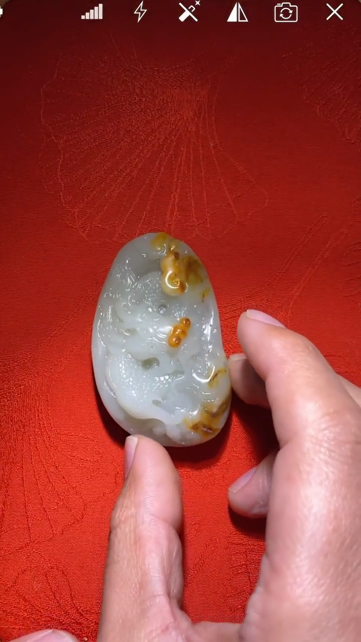 未镶嵌和田玉挂件LJ 大龙