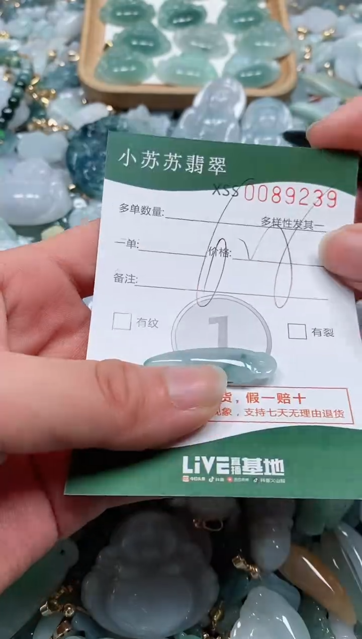 【闪购商品】翡翠颈饰未镶嵌闪购商品0089239