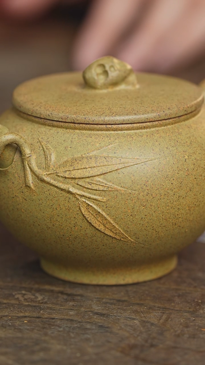 【闪购商品】紫砂茶杯紫砂太湖石竹节紫砂壶