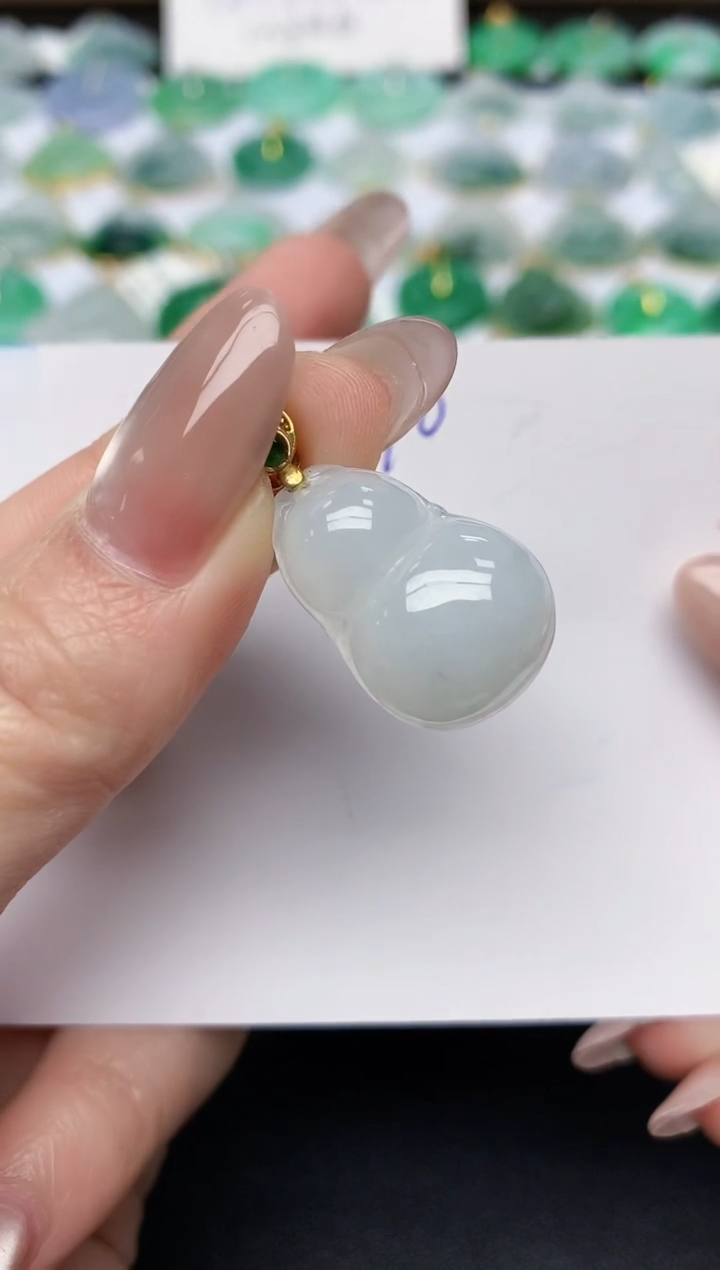 颈饰未镶嵌翡翠天然缅甸A货翡翠百元以上9元证书费自理