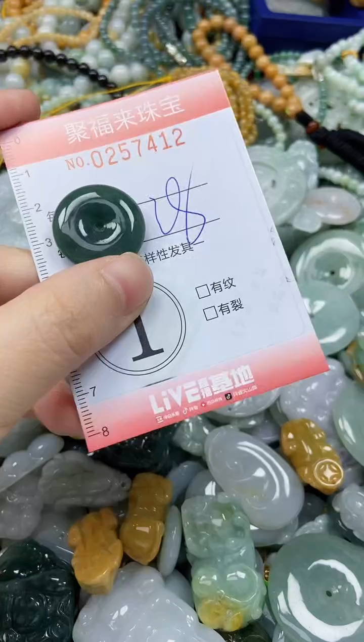 未镶嵌挂件翡翠闪购0257412