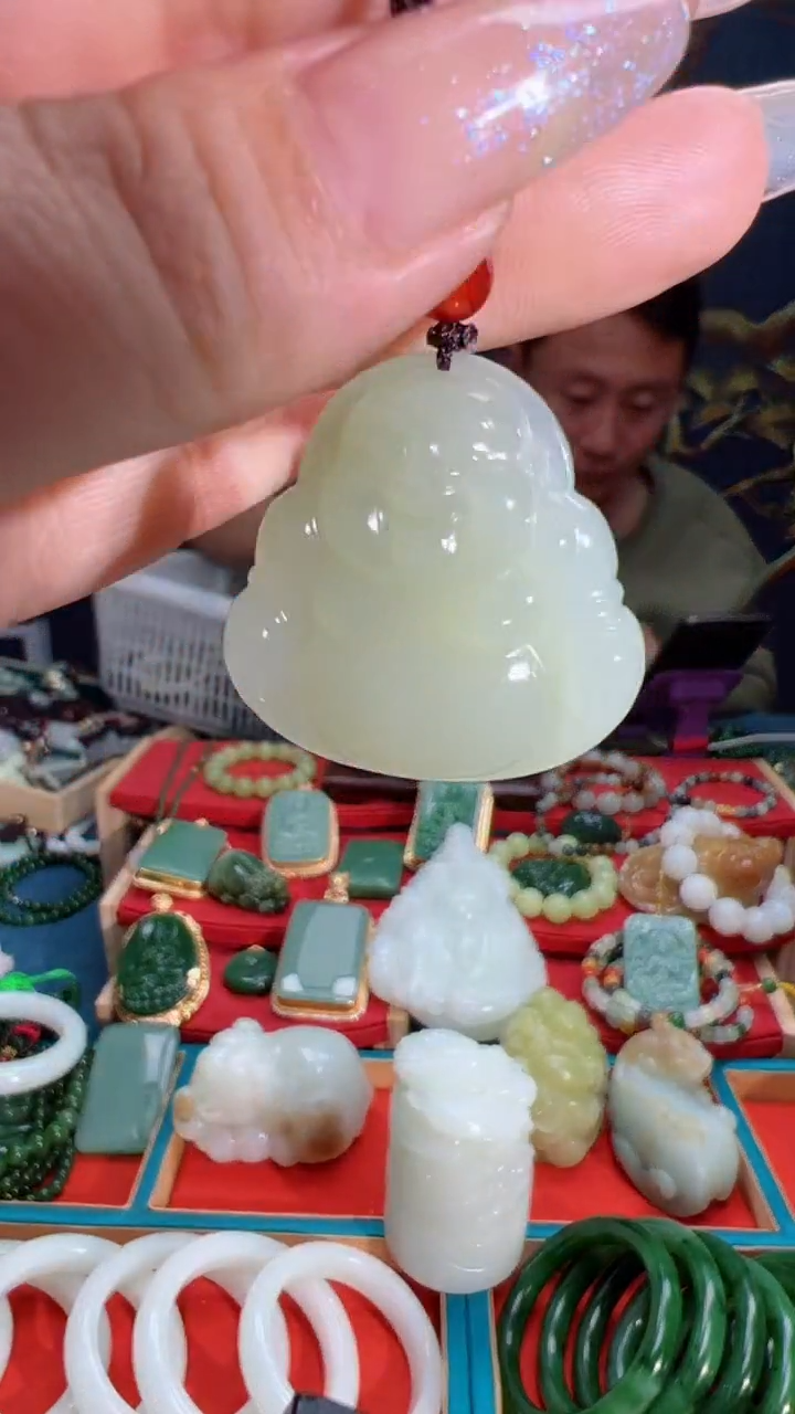 【闪购商品】和田玉吊坠未镶嵌1