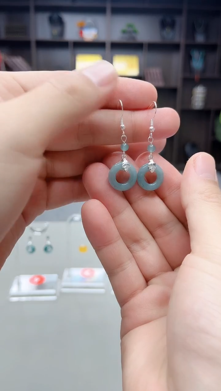 未镶嵌翡翠耳饰X34