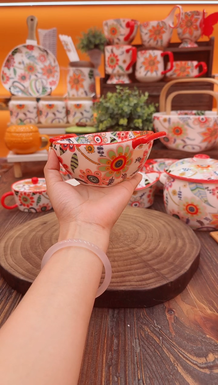 罐景德镇陶瓷餐具碗碟盘子