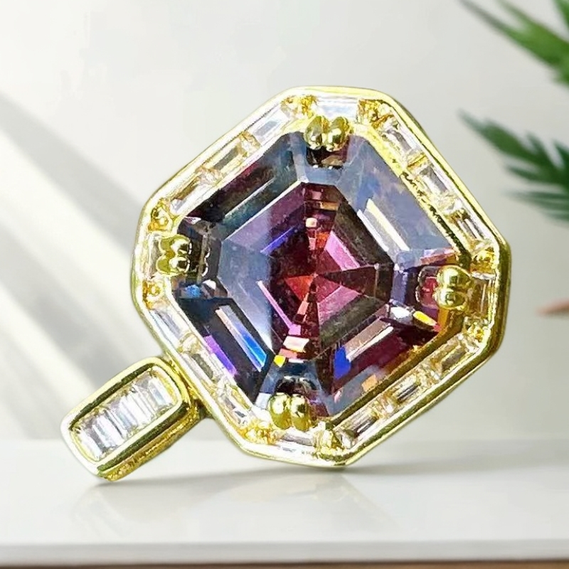 合金吊坠 经典时尚百搭紫色吊坠AAW281