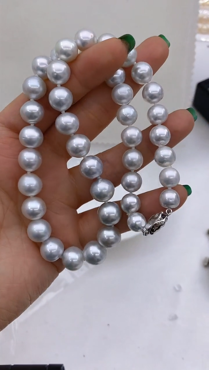 【闪购商品】海水珍珠项链未镶嵌303  9-11.5mm