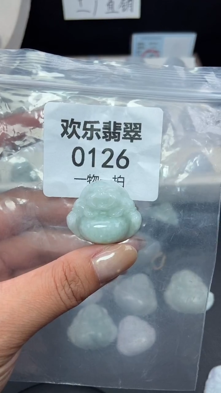 颈饰未镶嵌翡翠缅甸天然翡翠0126