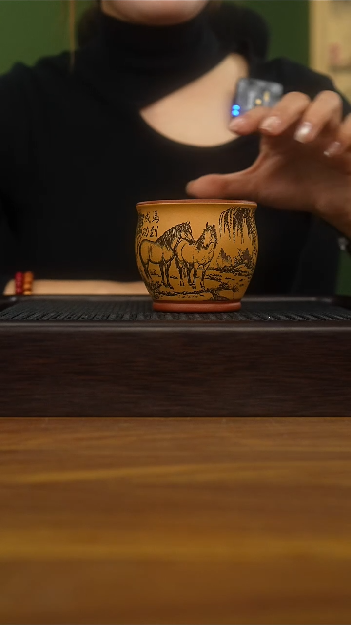 紫砂壶承宜兴本地紫砂主人杯200cc