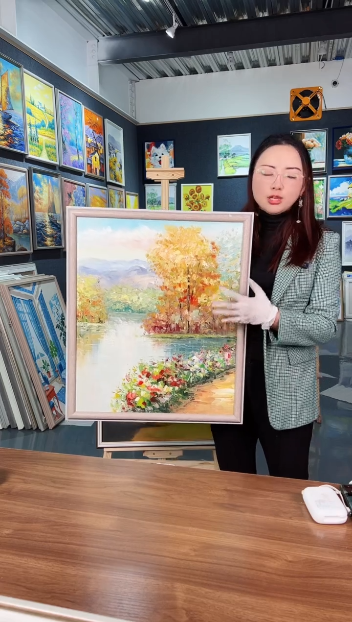 【闪购商品】油画7号 50*60 水乡-手绘油画
