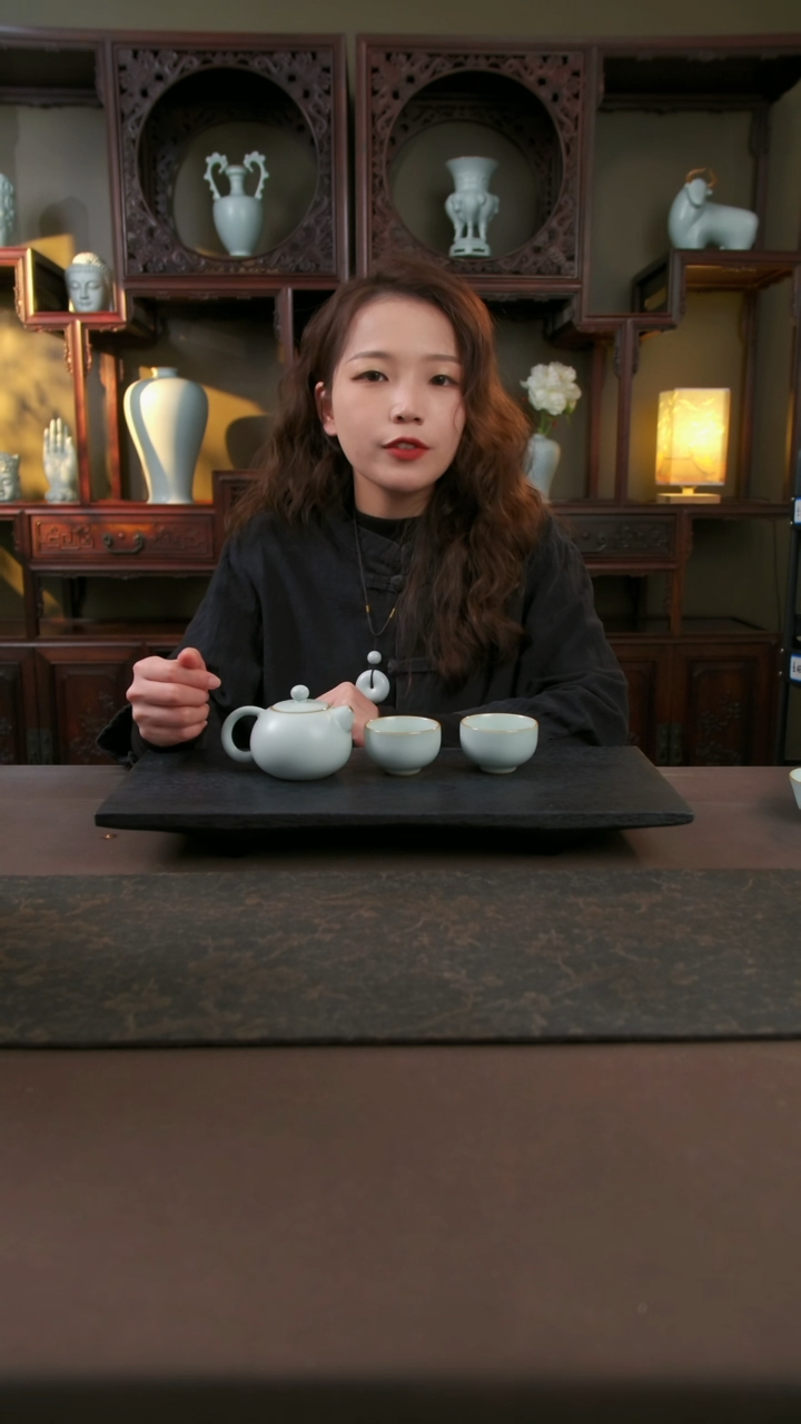 【闪购商品】杯西子捧心，一壶两杯，默认开片