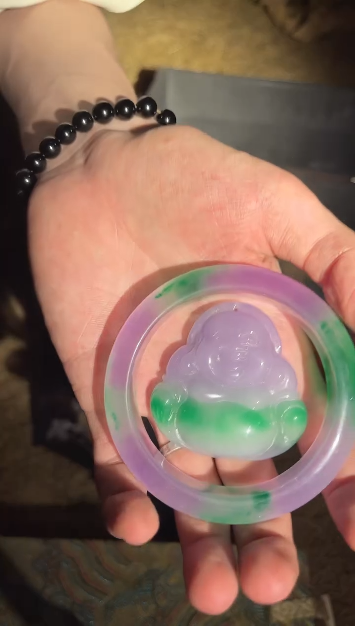 【闪购商品】【闪购商品】春带彩手镯和笑佛