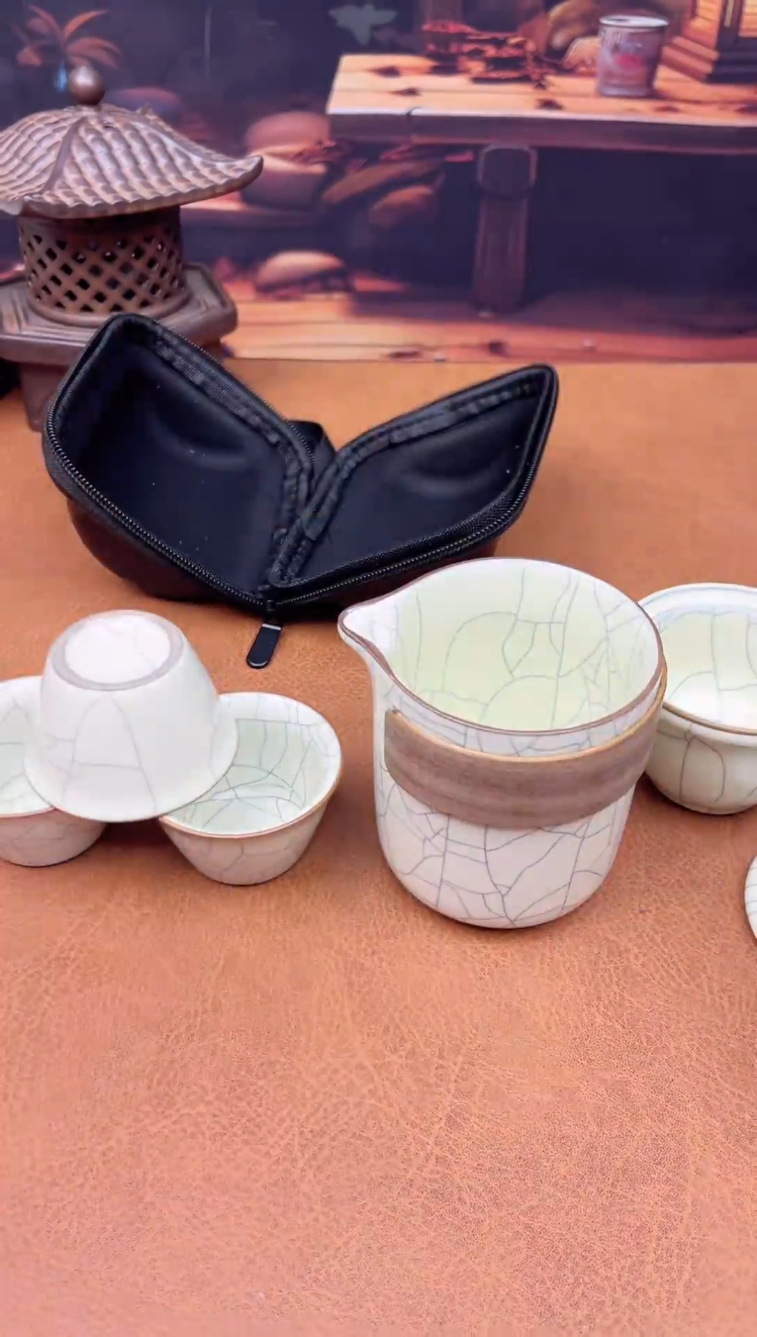 【闪购商品】陶瓷茶具摆件茶叶罐