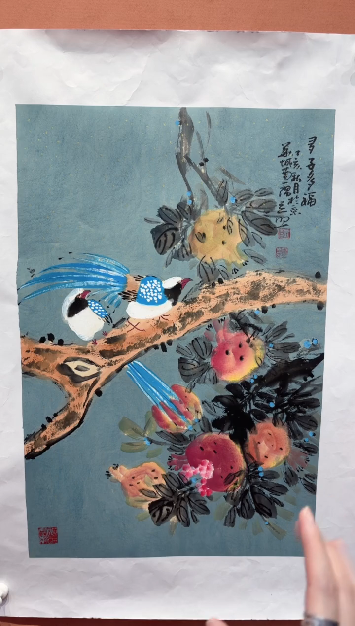 国画师立照老师国画作品