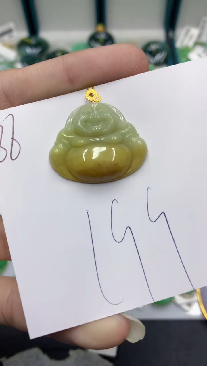 【闪购商品】翡翠颈饰18K金镶嵌翡翠