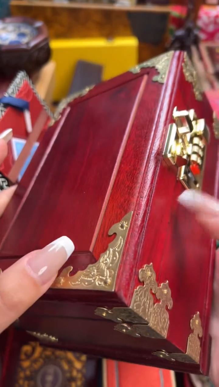 木--------瓷---------首饰盒