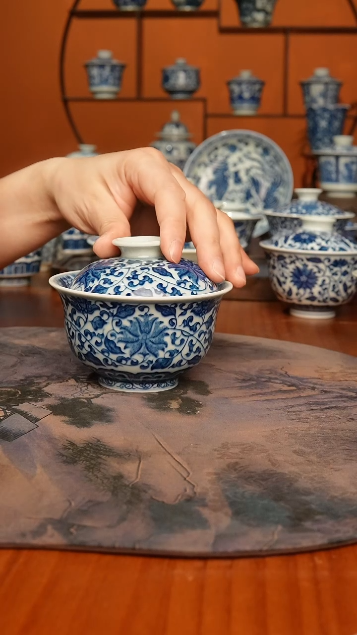 【闪购商品】景德镇镹曰陶手工手绘柴窑茶具1