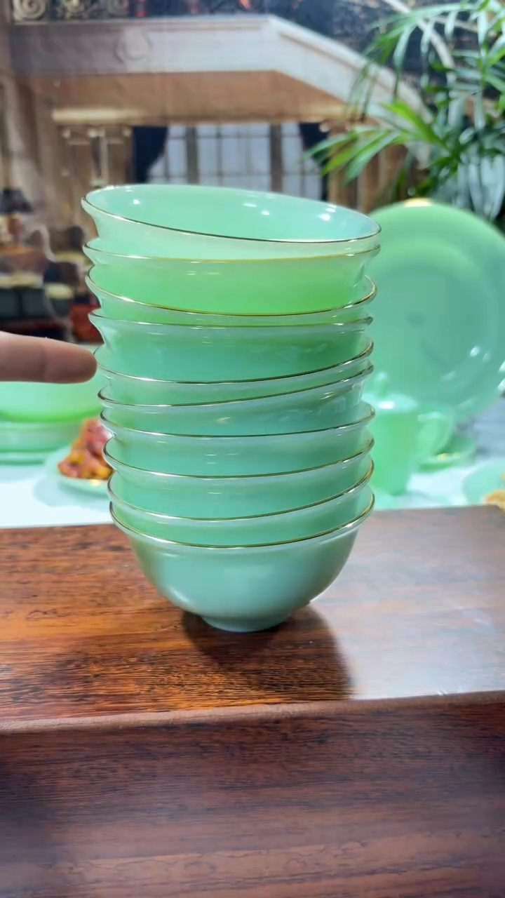 【闪购商品】... 4.5英寸玉瓷碗10个口径11.5厘米