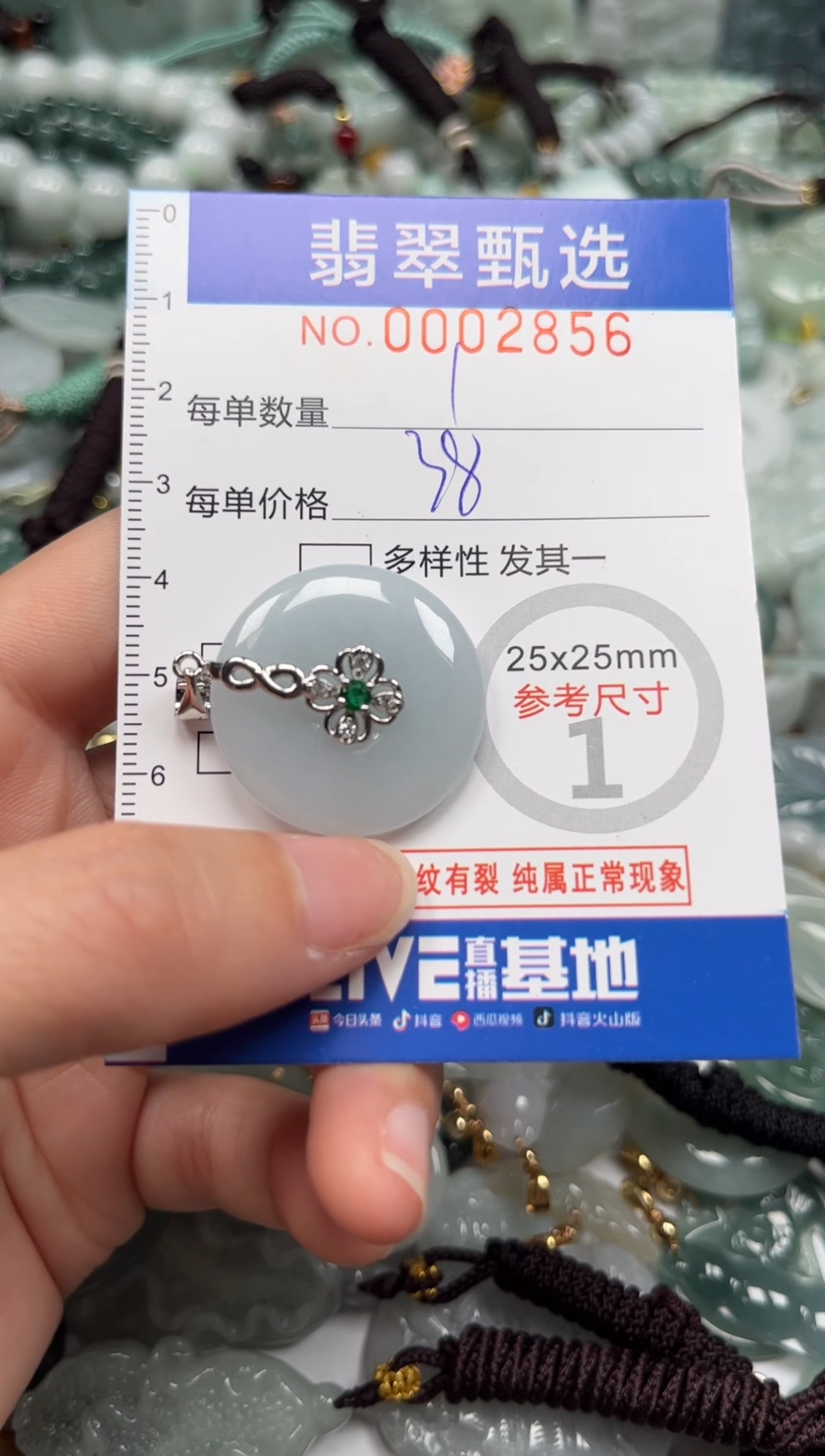 【闪购商品】翡翠颈饰未镶嵌00..2856