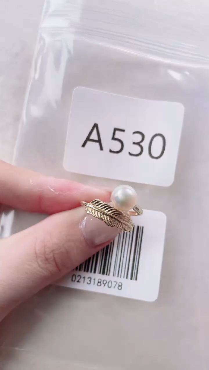 【闪购商品】海水珍珠戒指银S925镶嵌a530