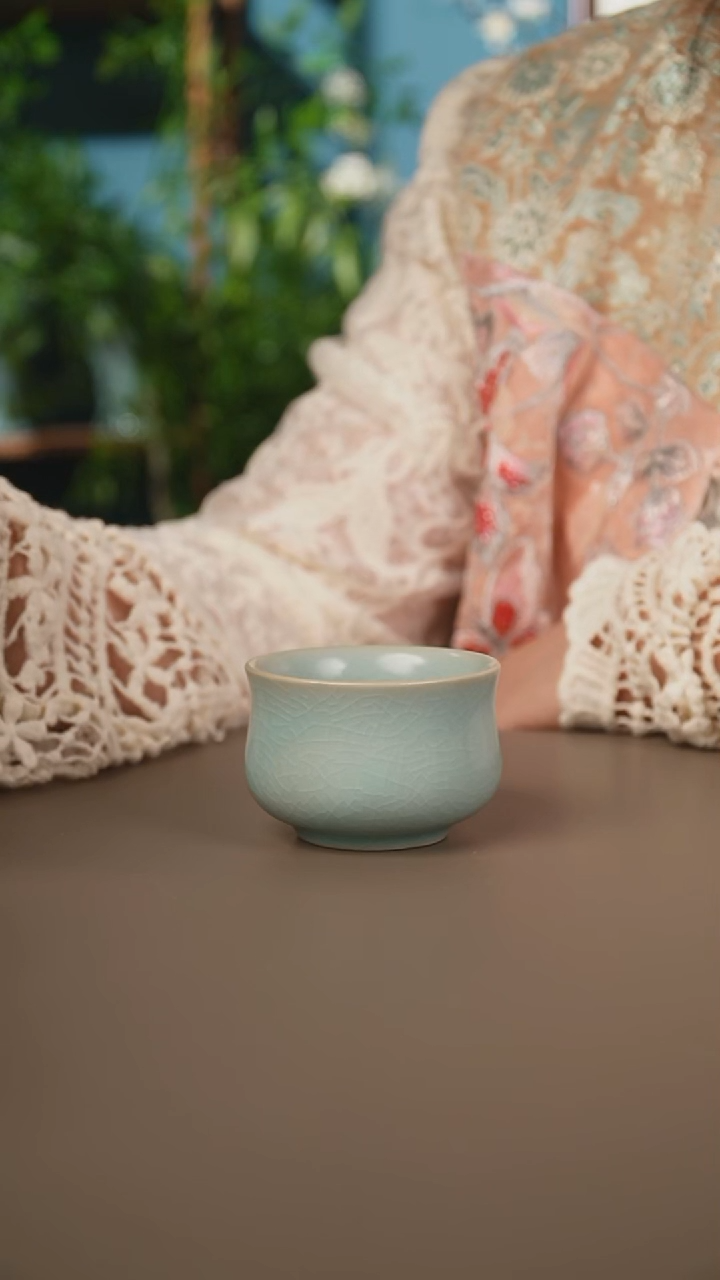 仿古天青玉兰杯一级