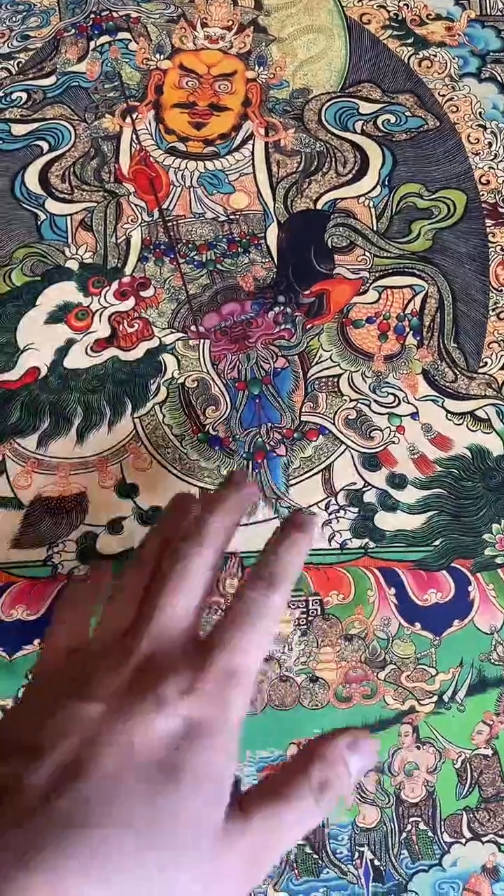 卷轴画手绘唐卡099