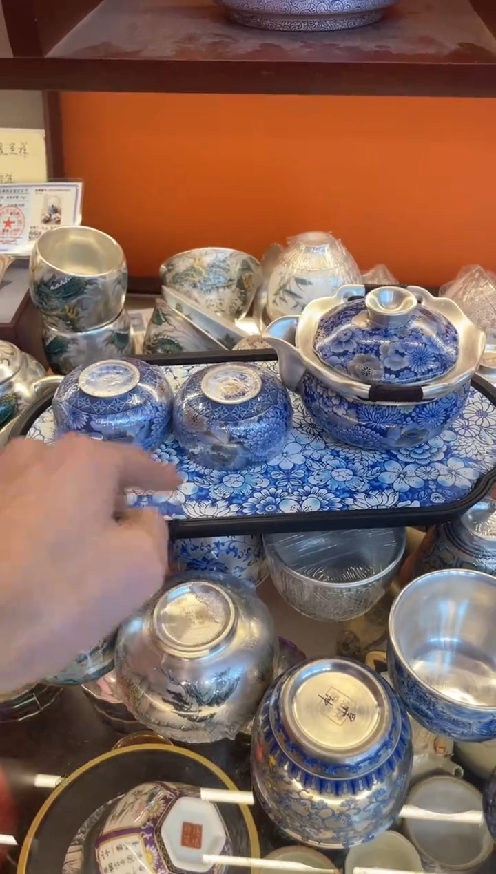 【闪购商品】@@@@@@@@万花手抓壶一壶两杯带茶盘