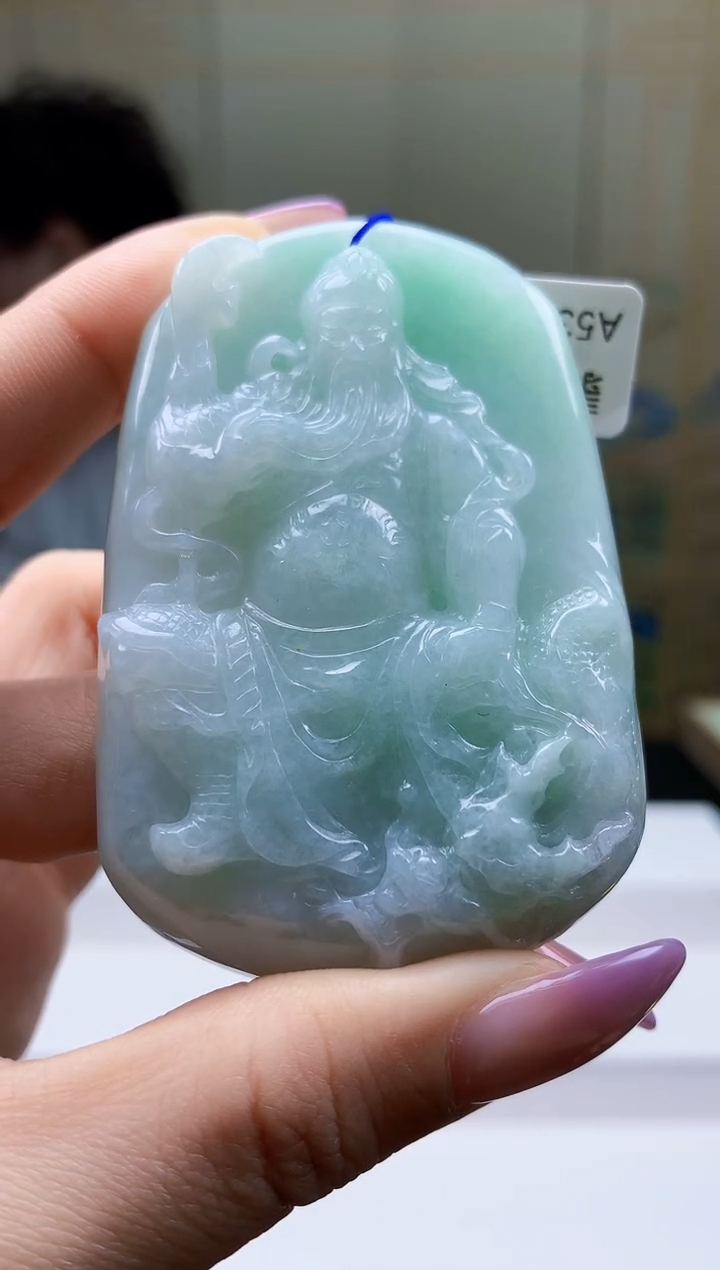 【闪购商品】定制翡翠未镶嵌4688ty-毛货挂件17