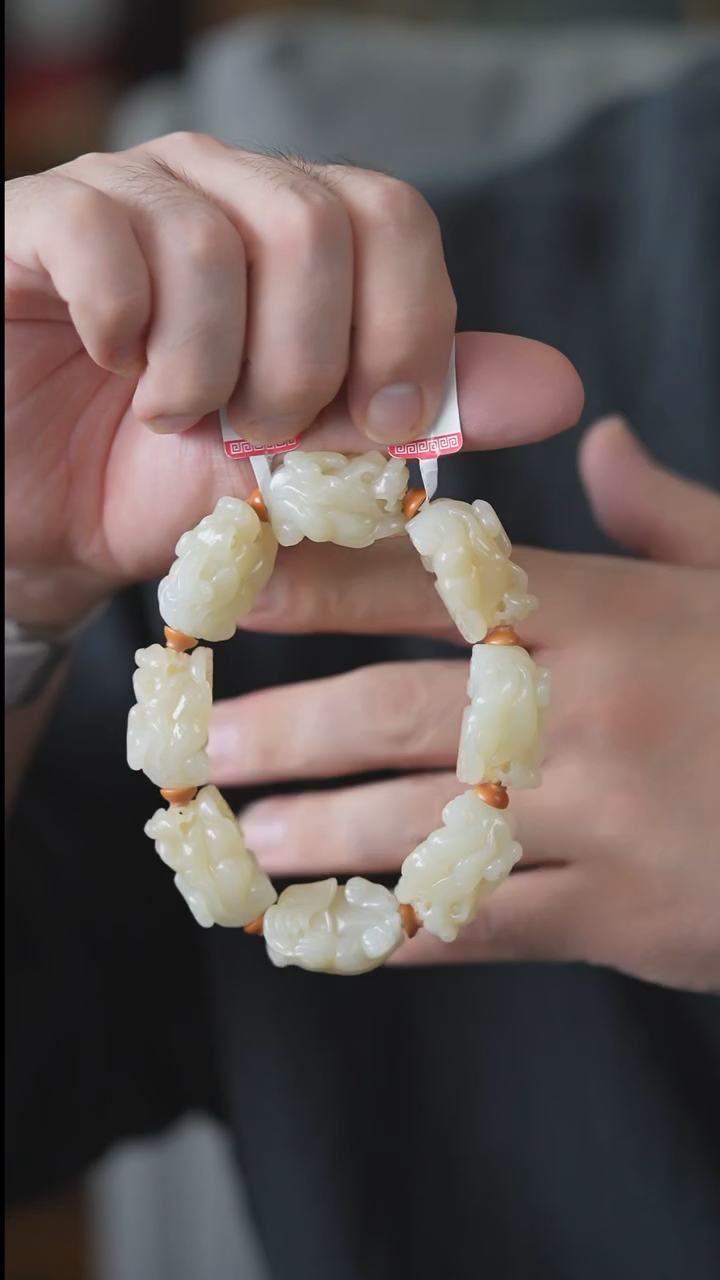 未镶嵌手串和田玉手串