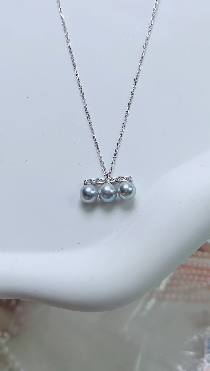 银S925镶嵌其他海水珍珠多样性发一1328