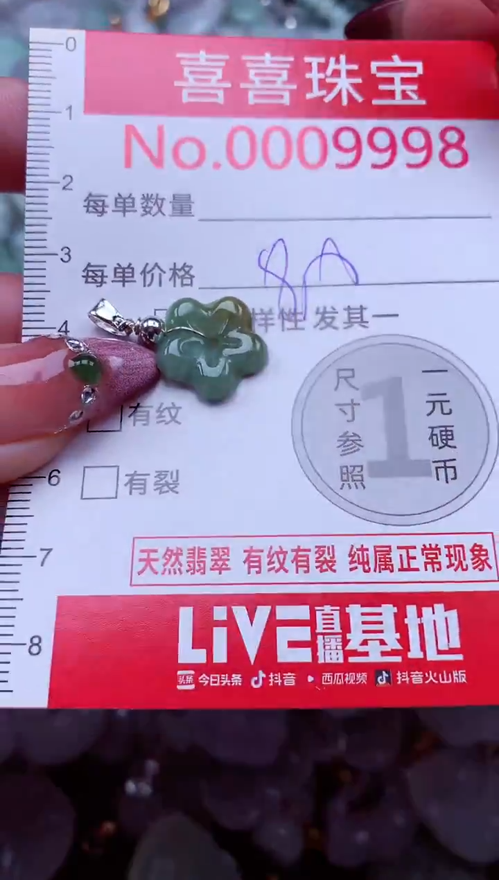 颈饰未镶嵌翡翠9998