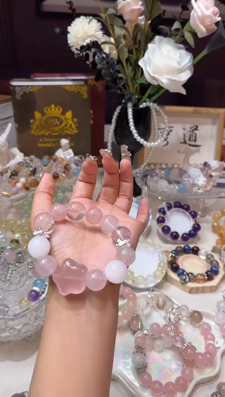 【闪购商品】水晶手链未镶嵌多样性发货发其一颜色微差