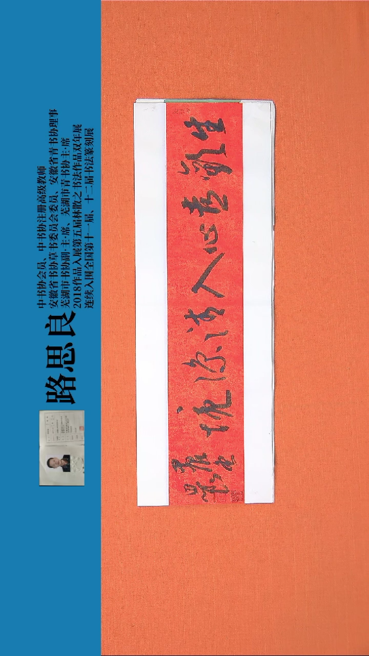 【闪购商品】书法书法作品路思良精品书法68*23