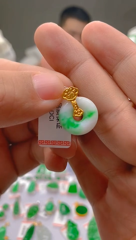 【闪购商品】翡翠颈饰18K金镶嵌新号开播，全场乱卖