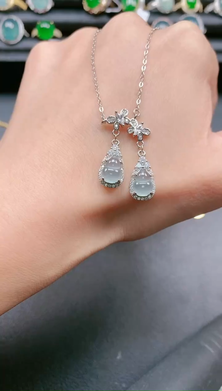 翡翠戒指银S925镶嵌1111111