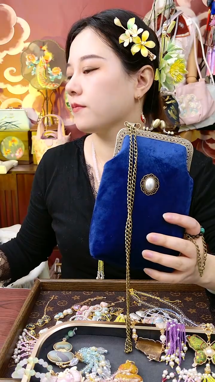 纯铜合金琉璃非遗首饰好美
