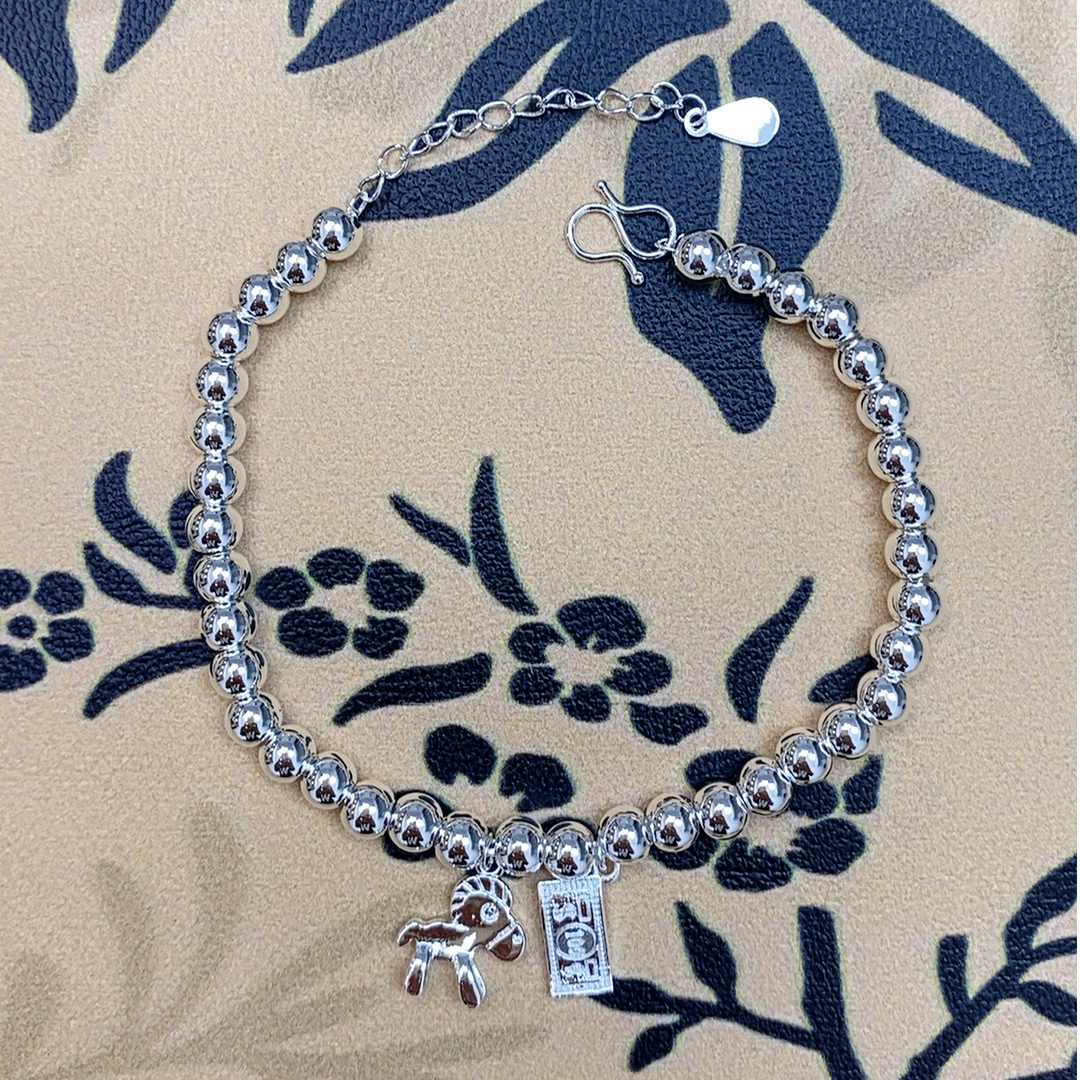 【抓紧处理】定制重工款气质风年味生肖挂饰805 珠珠木马