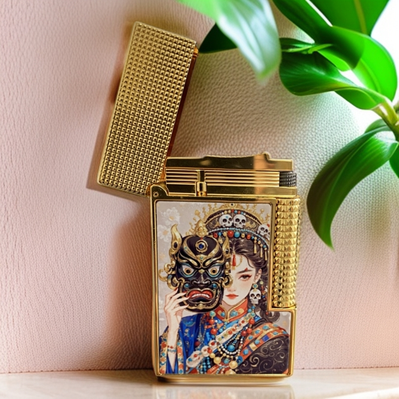 斯特滕扎基拉姆纯铜朗声充气打火机男士高档商务礼品