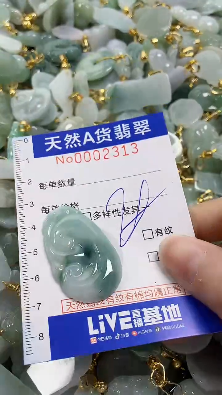 颈饰未镶嵌翡翠纯天然货a翡翠